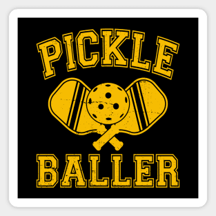 Pickleballer Funny Pickleball Magnet